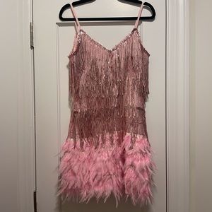 Pink Flapper Dress